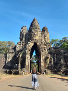 Puerta oeste de Angkor Thom 